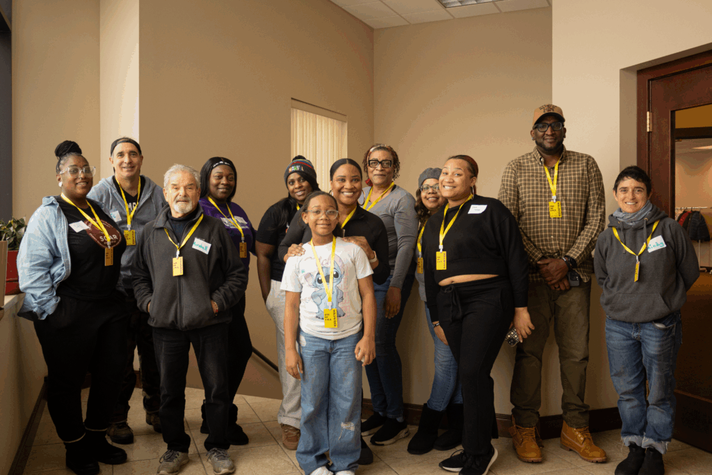 Picture taken of all the volunteer workers for the December 2025 Coat Drive taken by Anthony Gomez Juarez